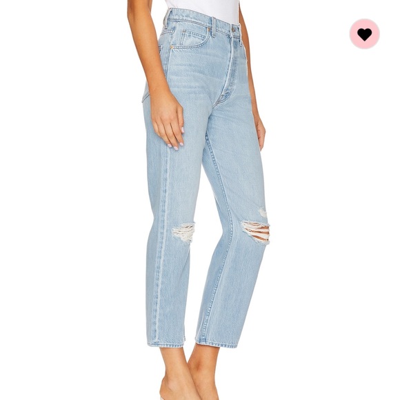 MOTHER Snacks! THE TIPPY TOP SWEET TOOTH ANKLE High Waisted Distressed jeans - Picture 4 of 13